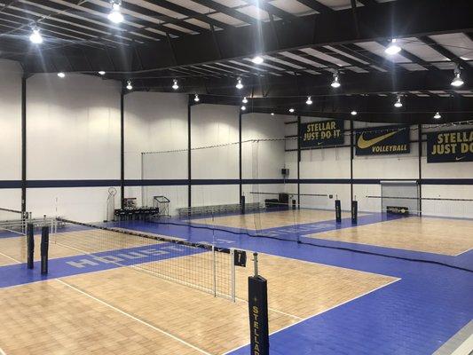 4 court training facility.