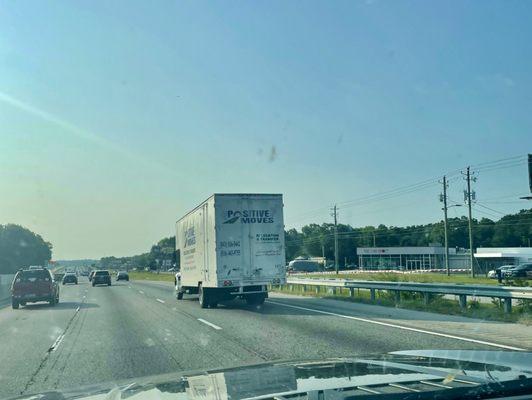 Our truck was spotted coming home from Texas by a previous customer of ours! We work all over the country!