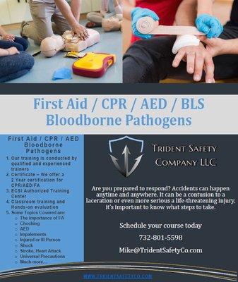 First Aid CPR AED BLS Training