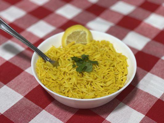 SAFFRON RICE.