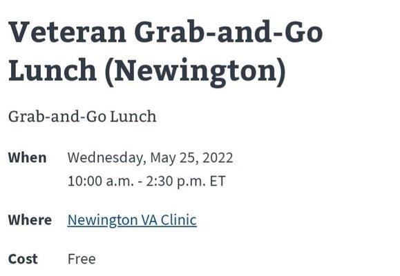 Newington VA Medical Center 555 Willard Ave,  Newington, CT 06111.