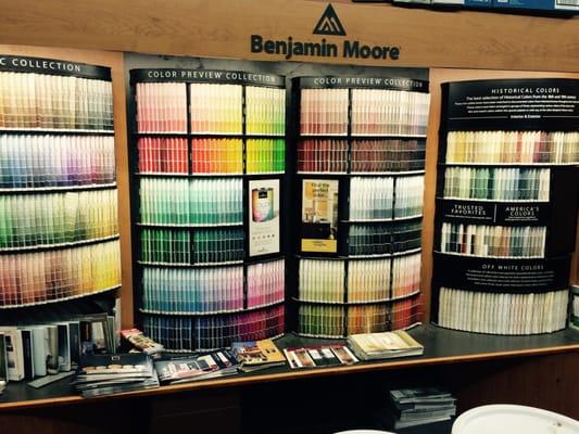 Our extensive array of paint colors.