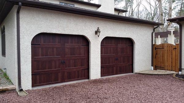 Wood Tone Garage Doors