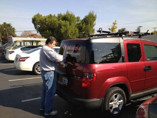 Out with the old and in with the new - car graphics