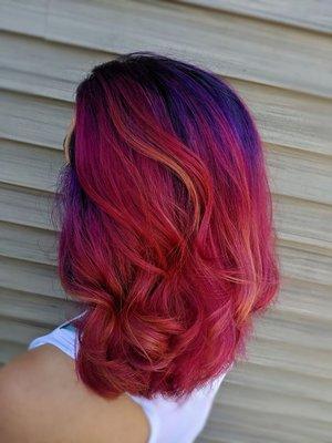 Sunset hair