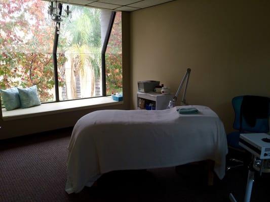 Incredible natural light in the treatment rooms