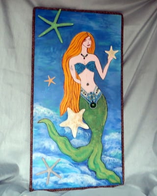 Mermaid wall art