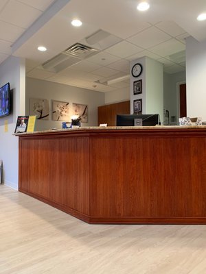 Front desk of Weil Cornell