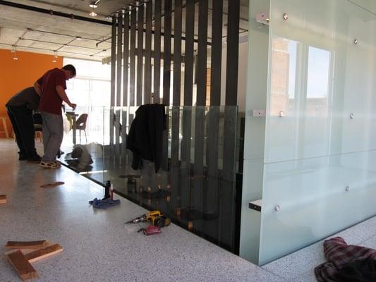 Glass Office Cubicles or Walls in KC