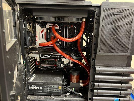 We can diagnose and repair custom build computers , even with liquid coolant systems