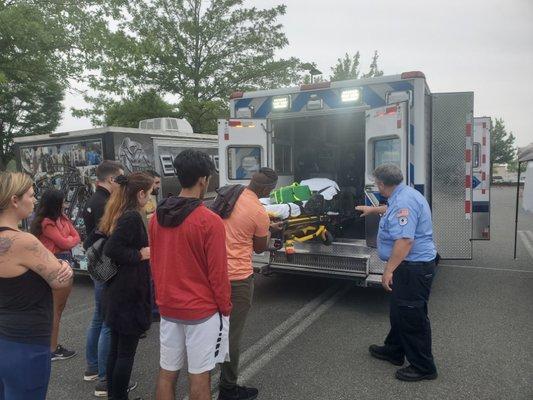 Ambulance tour with East Hanover Rescue Squad