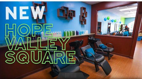 Our newest salon is open at Hope Valley Square. 3710 Shannon Road, Durham 27707