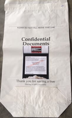 Confidential Shred Bags