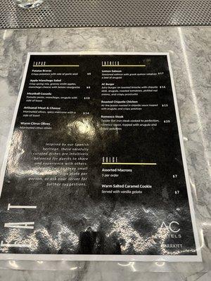 Food Menu