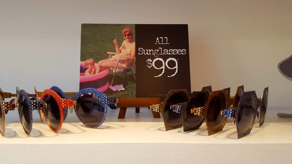 All sunglasses $99