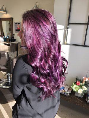 Purple passion done by Cori