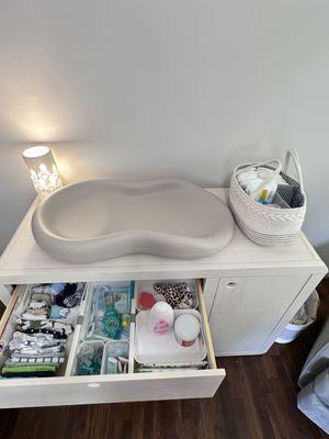 Changing table all set up and waiting for that new bundle of joy