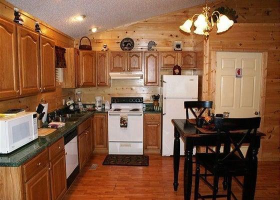 Gatlinburg chalet kitchen