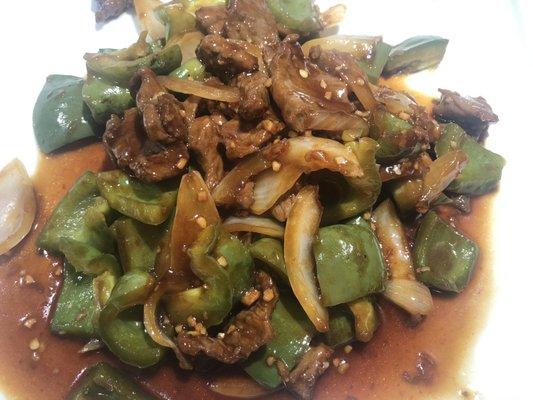 Beef with Green Pepper