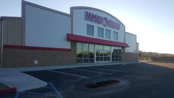 Commercial  foundation and side work for new Family Dollar store in Lake Los Angeles