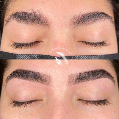 Brow shaping and classic tint!