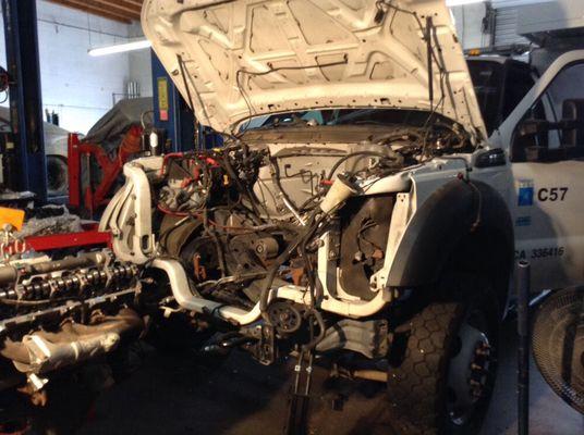 F550 engine replacement done right