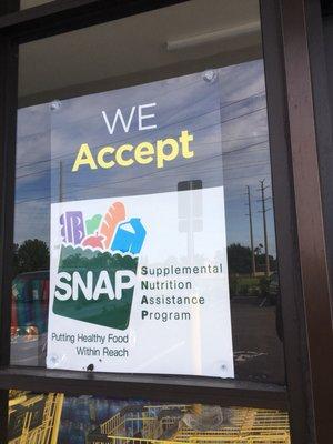 They accept SNAP!