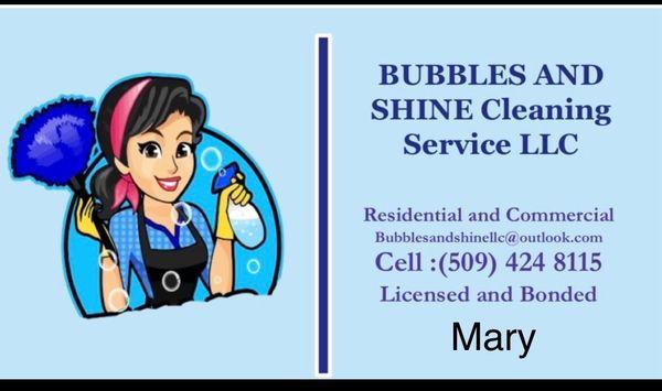 Bubbles and shine cleaning service