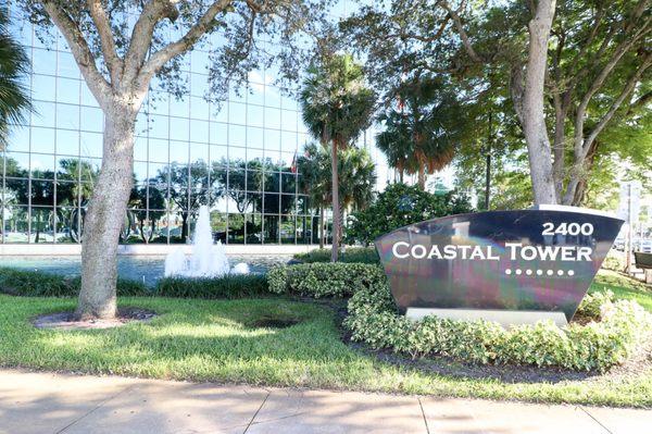 Coastal Tower is located on the corner of Commercial Blvd. and Federal Hwy (US-1).