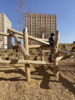 Awesome kid play area across the street.