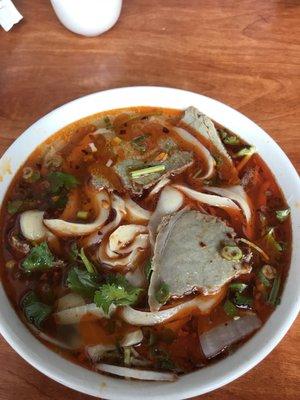 Hand Shaven noodle in beef broth