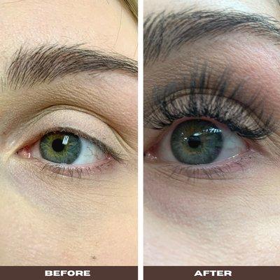 Lashes change your look! Come change yours today.