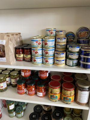 Escargot, and other canned goods