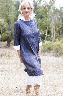 pintuk dress/tunic in soft cotton