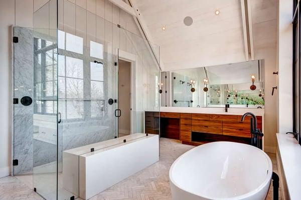 Contemporary Farmhouse  Master Bath - Denver, CO