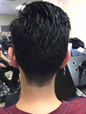 Clean taper fade!