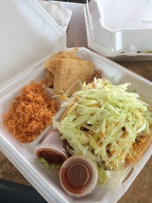 The super delicious taco plate!