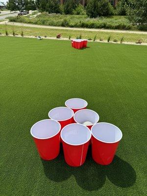 Giant beer pong?