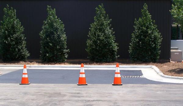 Asphalt Repair at Raleigh Parking Lot