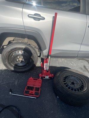 Tire changing