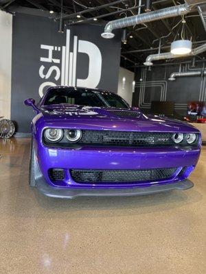 Clear PPF Hellcat challenger