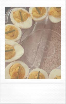 Curried deviled eggs, being devilish never felt this good!!!