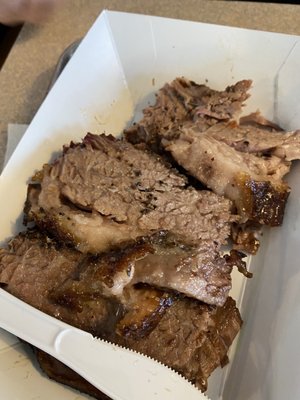 Delicious brisket you can cut with a fork