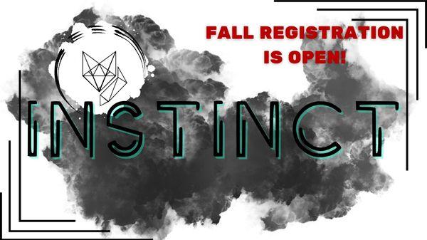 Fall registration is OPEN!