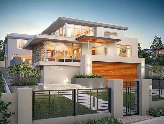 modern design home building