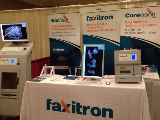 Faxitron'a booth at SSO 2014