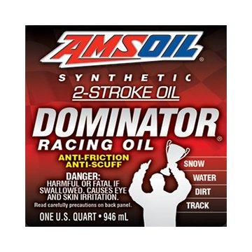 Racers can't win what they don’t finish. That’s why AMSOIL formulators built DOMINATOR® 2-Stroke Racing Oil.