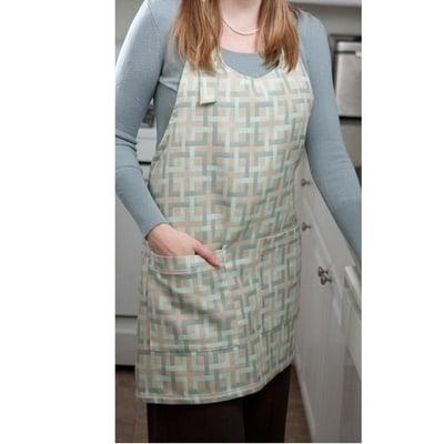 Adult Aprons with Pockets!
 
 Our basic design includes a top closure with D-rings, tie straps, and POCKETS!...