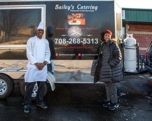 681 W. Boughton Rd Bolingbrook IL 
331-775-1075 
www.baileys-catering.com