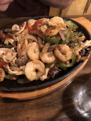 Fajitas ... chicken, beef, shrimp